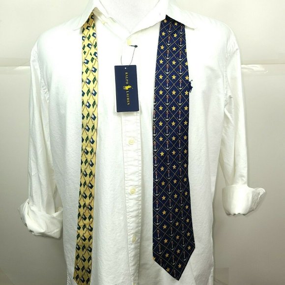 Tommy Hilfiger Men's Two Tone Silk Necktie - Picture 1 of 6